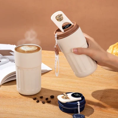 Smart Thermos Coffee Mug with Temperature Display